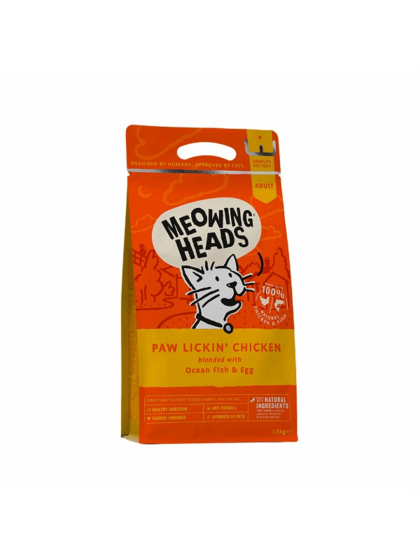 Meowing Heads Paw Lickin' Chicken 450g